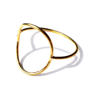 Freedom bracelet made from recycled bombshell brass