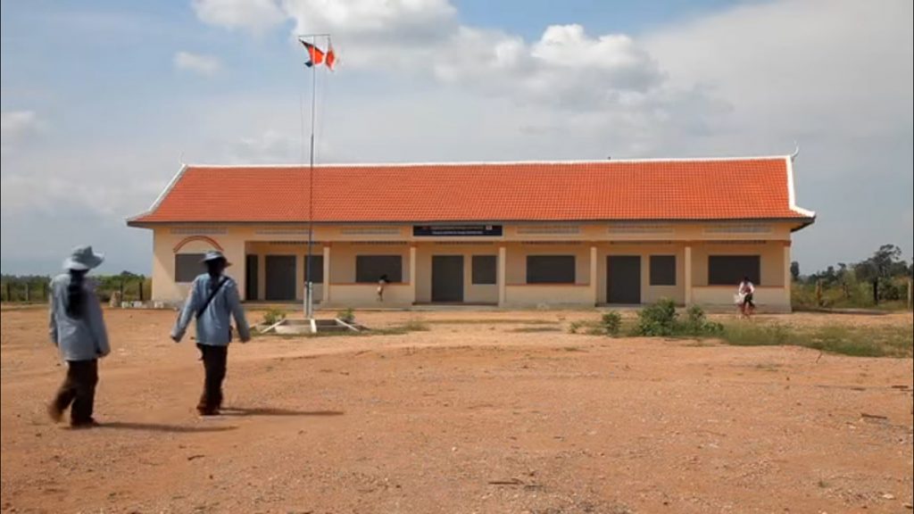 women landmine clearing officers heading to a school