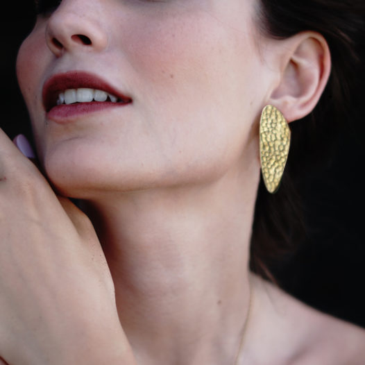 model earrings
