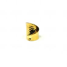 Gold Plated Juno Wrap Ring Hammered