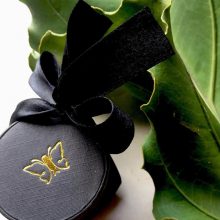 black jewellery gift box