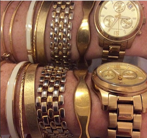 bracelet and watch